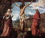 ALTDORFER, Albrecht Christ on the Cross between Mary and St John USA oil painting reproduction